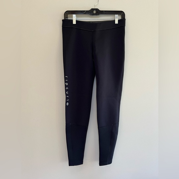 NWT Rip Curl Women's Wet Suit G Bomb 1mm Long Surf Pant in Black, size 12 - Picture 2 of 11